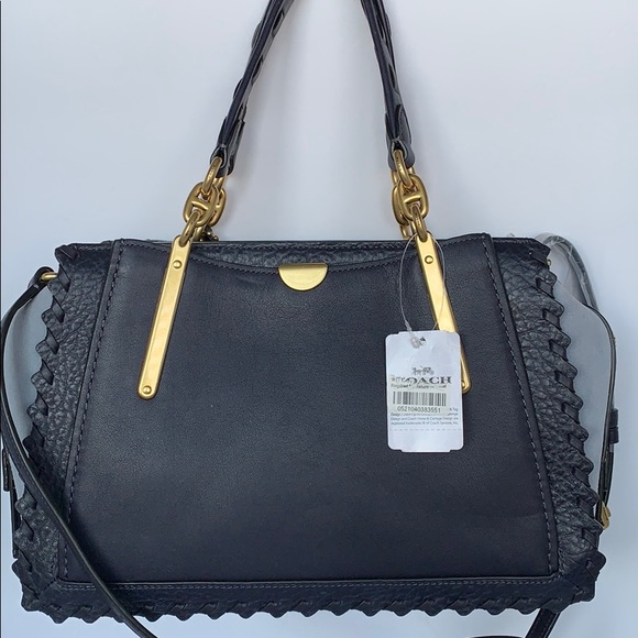 Coach 76787 Whipstitch colorblock leather ink - Picture 2 of 8